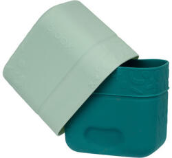 B. box Mini cutie pentru gustări - verde (401007) Set pentru masa bebelusi