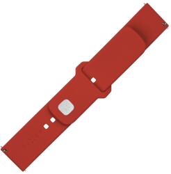 Fixed Sporty Strap Univerzális Szilikon Szíj - 22 mm, Piros (FIXSST2-22MM-RD)