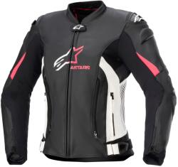 Alpinestars GP PLUS 4 női motoros kabát fekete-fehér-rózsaszín - motozem - 239 670 Ft