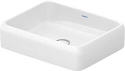 Duravit Qatego mosdótál 50x40 cm négyszögletes mosdótálak fehér fényes 2383500079 (2383500079)