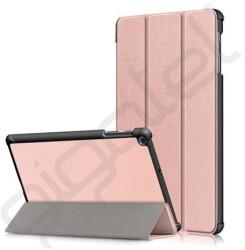Silverline Tok álló, bőr hatású (FLIP, oldalra nyíló, TRIFOLD, asztali tartó) ROZÉARANY