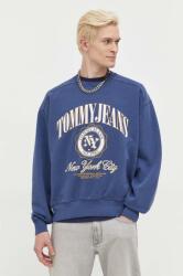 Tommy Hilfiger pamut melegítőfelső sötétkék, férfi, nyomott mintás - sötétkék XXL