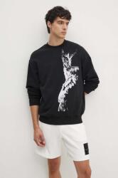 Giorgio Armani pamut melegítőfelső fekete, férfi, mintás, XM000042 AF10858 - fekete XL