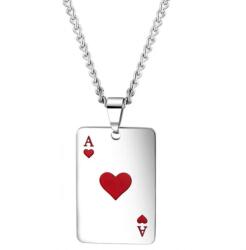 HARAHU SP-34155 nyakék - Ezüst/Piros KP34155