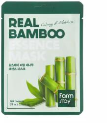 Farmstay Real Bamboo Essence Mask - Hidratáló Fátyolmaszk Bambuszkivonattal 1db/23ml