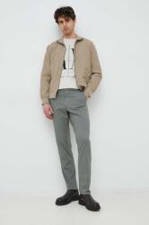 Pepe Jeans nadrág Harrow Poplin férfi, zöld, chino - zöld 30/30