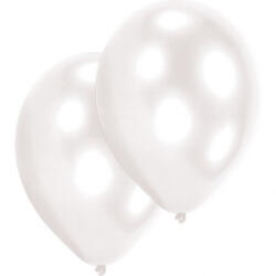 Amscan White léggömb, lufi 10 db-os 11 inch (27, 5 cm) NETDPA995430 (NETDPA995430)