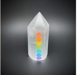 R. M. ékszer Ásványok Szelenit prizma chakra 10cm (109853)