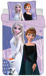 Disney Jégvarázs Purple ágyneműhuzat 100×135 cm, 40×60 cm Nr4
