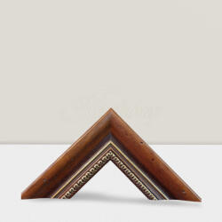 Keretshop 3, 7 cm Barna cipzár mintás EGYEDI MÉRETBEN 348/1 (KS889752)