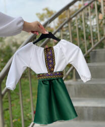Ie Traditionala Kids Rochita stilizata cu motive traditionale Margareta 2