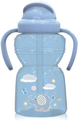 Lorelli Спортна бутилка с дръжки Lorelli - Animals, 325 ml, Moonlight Blue (10200770001)