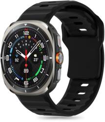 Tech-Protect Silicone Line Samsung Galaxy Watch Ultra (47 Mm) Fekete Szíj