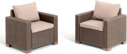 Keter Set 2 fotolii gradina cappuccino Keter, California Cappuccino (258781)