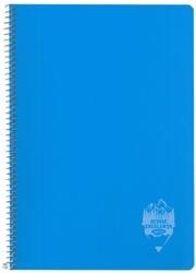 DACO Caiet A4 cu spira si coperta plastic Daco CT496DR, 96 file, 70 g/mp, Dictando, Albastru (CT496DR/ALBASTRU)
