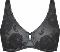 Triumph Wild Rose Sensation W01 Black Minimizer Sutien fără căptușeală cu Baloane 10205953-0004 (10205953-0004)