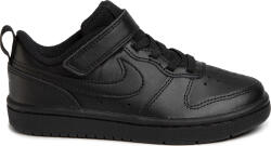 Nike Curtea Court Borough Low 2 Încălțăminte Sport pentru Copii cu închidere Hoop & Loop Negru / BQ5451-001 (BQ5451-001)