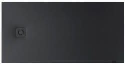 Roca Terran-N Stonex zuhanytálca 140x75 cm csúszásgátló felülettel és lefolyóval, fekete APA015782EE01400 (APA015782EE01400)