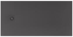 Roca Terran-N Stonex zuhanytálca 140x75 cm csúszásgátló felülettel és lefolyóval, onyx APA015782EE01640 (APA015782EE01640)