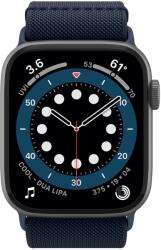Spigen Lite Fit Apple Watch S4/5/6/SE Szövet Szíj - 42/44 mm, Kék (AMP02287)