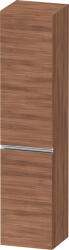 Duravit Sivida szekrény 40x37.4x176 cm oldalra akasztható dió-króm SV1370L10790000
