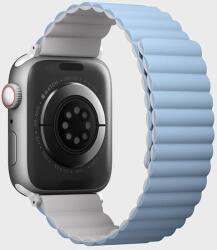 Uniq Revix Apple Watch S1-6 Szilikon Szíj - 42/44/45 mm, Fehér/Kék (brak)