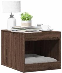 vidaXL barna tölgy színű szerelt fa macskaalomdoboz 47 x 59 x 42 cm (857766) - vidaxl