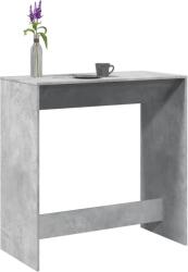 vidaXL betonszürke szerelt fa bárasztal 102 x 50 x 103, 5 cm (854430)