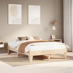 vidaXL tömör fenyőfa ágy matrac nélkül 140 x 190 cm (855367)