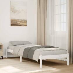 vidaXL fehér tömör fenyő extra hosszú ágykeret matrac nélkül 80x210 cm (852401)
