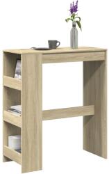 vidaXL sonoma tölgy szerelt fa bárasztal tárolókkal 90 x 40 x 103, 5 cm (854375)