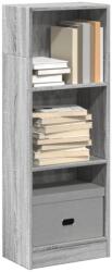 vidaXL szürke sonoma színű szerelt fa könyvespolc 40 x 24 x 109 cm (857779)