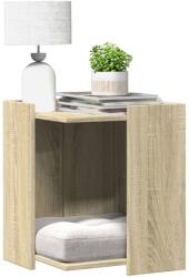 vidaXL sonoma tölgy színű szerelt fa macskaalomdoboz 42 x 42 x 51 cm (857744) - vidaxl
