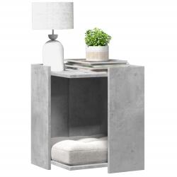 vidaXL betonszürke szerelt fa macskaalomdoboz 42 x 42 x 51 cm (857745) - vidaxl