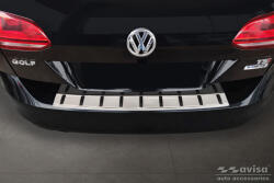 Avisa uj erősitett kivetelű lökhárítóvédő VOLKSWAGEN GOLF VII Variant/Alltrack 2012-2016 acel ezüs (2/52021)