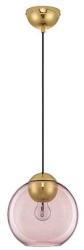 Nova Luce MIDORI függeszték, rózsaszín, E27 foglalattal, max. 1x12W, 9009243 (9009243)