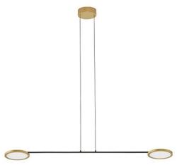 Nova Luce SCOPE függeszték, arany, 3000K melegfehér, beépített LED, 1x19W, 1881 lm, 9695253 (9695253)
