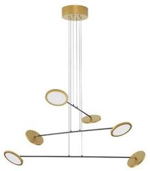 Nova Luce SCOPE függeszték, arany, 3000K melegfehér, beépített LED, 1x47W, 4306 lm, 9695255 (9695255)