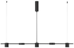 Nova Luce NORDIK függeszték, fekete, 3000K melegfehér, beépített LED, 1x29W, 559 lm, 9080123 (9080123)