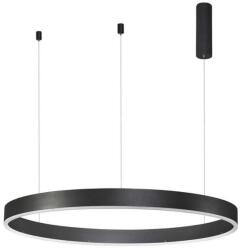 Nova Luce MOTIF függeszték, fekete, 2700K-6000K áltoztatható fehér, beépített LED, 60W, 3800 lm, 9530214 (9530214)