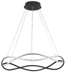 Nova Luce JINAL függeszték, fekete, 3000K melegfehér, beépített LED, 1x57W, 4276 lm, 9348103 (9348103)