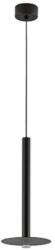 Nova Luce DANDIA függeszték, fekete, 3000K melegfehér, beépített LED, 1x6W, 365 lm, 9540201 (9540201)