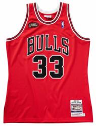 Mitchell & Ness Jersey Mitchell & Ness Chicago Bulls #33 Scottie Pippen Authentic Road Finals Jersey red