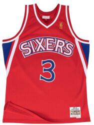 Mitchell & Ness Philadelphia 76ers #3 Allen Iverson red Swingman Jersey (18199)