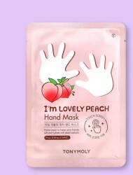 TONYMOLY Mască pentru mâini cu piersică I'm Lovely Peach Hand Mask - 16 g / 2 buc