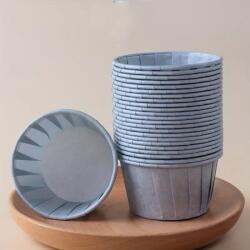  Eldobható Muffin Poharak, Hőálló Cupcake - 24 db Több színben - Ködkék