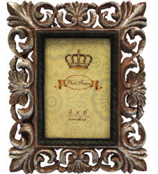 Art-Pol Palotakertek design képkeret óarany-bronz áttört florentin műanyag keretben 24x20cm (71136)