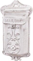 ART-POL Vintage fehér öntöttvas felületre szerelhető postaláda Mail Box felirattal 35x19, 5x8cm (165809)