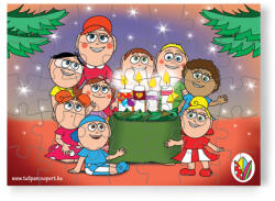 Tulipán Csoport 35 db - os puzzle: Advent a Tulipán Csoportban