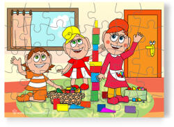 Tulipán Csoport 35 db - os puzzle: Építs velünk!